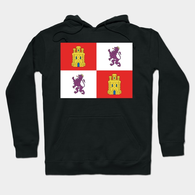 Castile and León Hoodie by Wickedcartoons